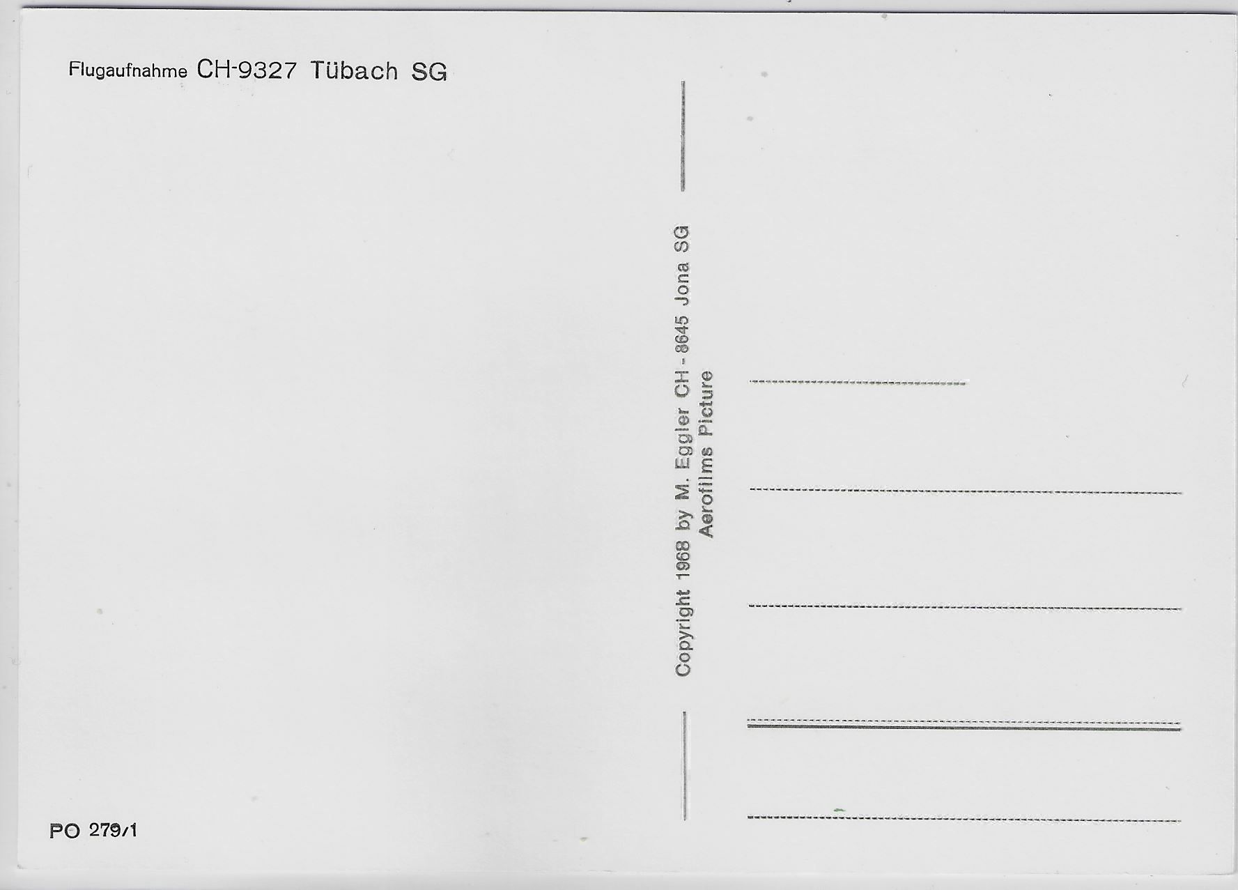 Cartoline postali: Flugaufnahme Tübach SG – Antico da Ettingen venduto da Kartenplanet 1