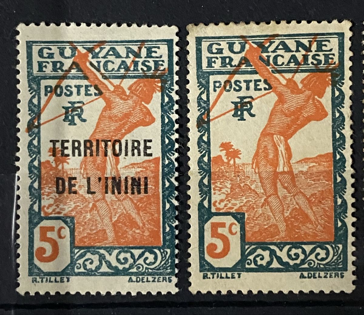 Alle Briefmarken: Timbres - Guyane – Gebraucht aus Petit-Lancy von Solcarm 1