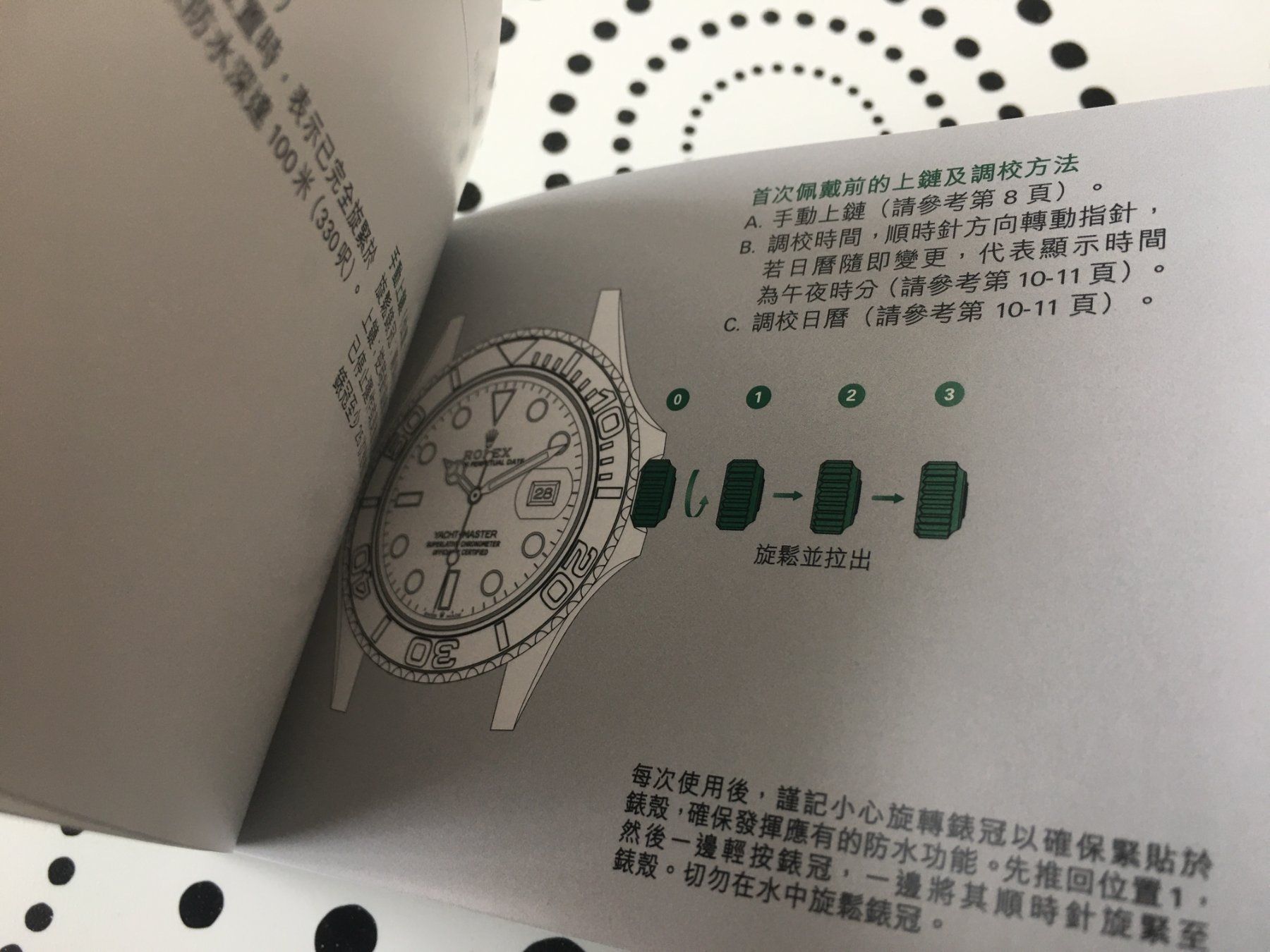 Dokumente: ROLEX YACHT-MASTER - OPERATING INSTRUCTIONS - CHHK 19 !!! – Neu (gemäss Beschreibung) aus Epalinges von dream-watch 4