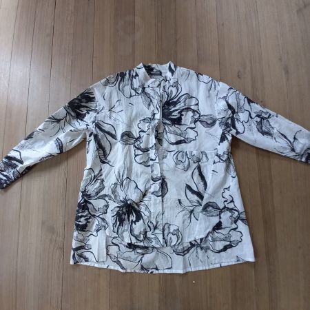 Sommerbluse ZEITLOS by LUANA, Blumenmuster