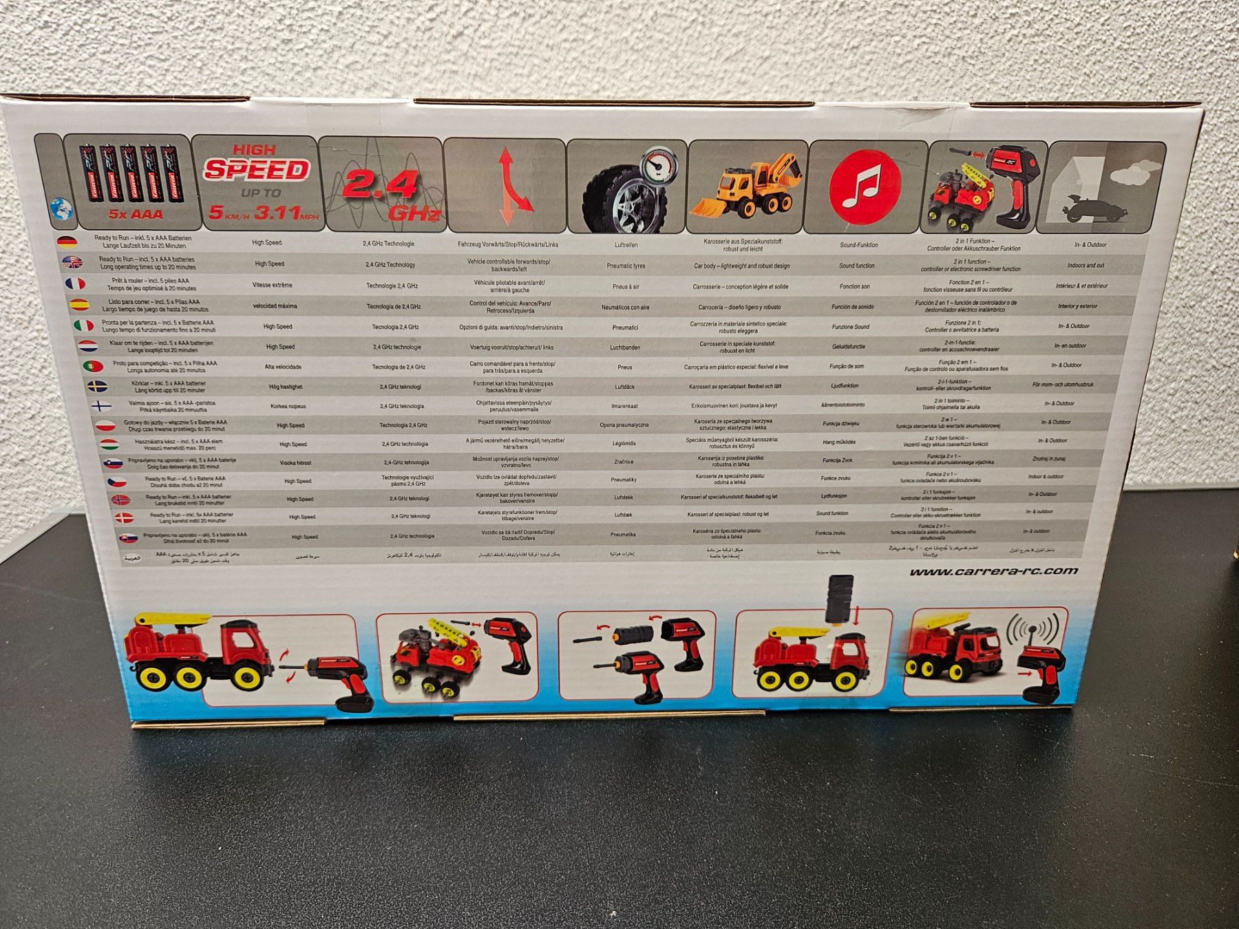Modellismo RC: Neu - Carrera 1. First - RC-Feuerwehr – Nuovo e nell'imballaggio originale da Dagmersellen venduto da Jarsetz_Restposten 2