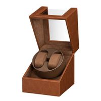 Uhrenbeweger Uhrendreher Watch Winder Box PU Leder leise