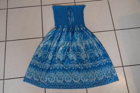 Strandkleid, Sommerkleid ohne Träger ca. Gr. S