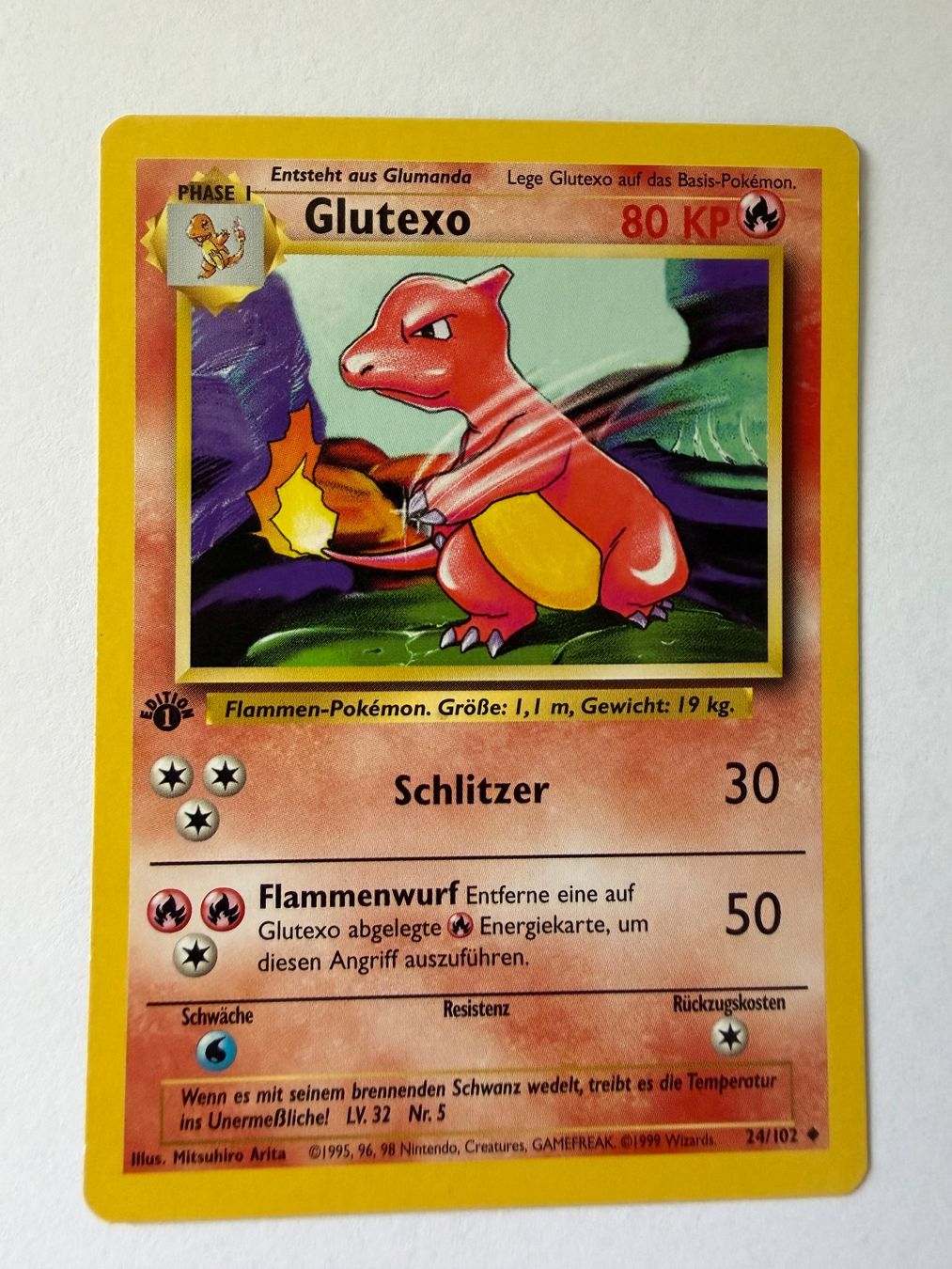 Pokémon Carte collezionabili: Glutexo 1. Edition Base Set Mint ab 1.-!! – Usato da Kesswil venduto da tim_t2rm