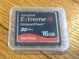 SanDisk CompactFlash Speicherkarte 16GB Extreme III