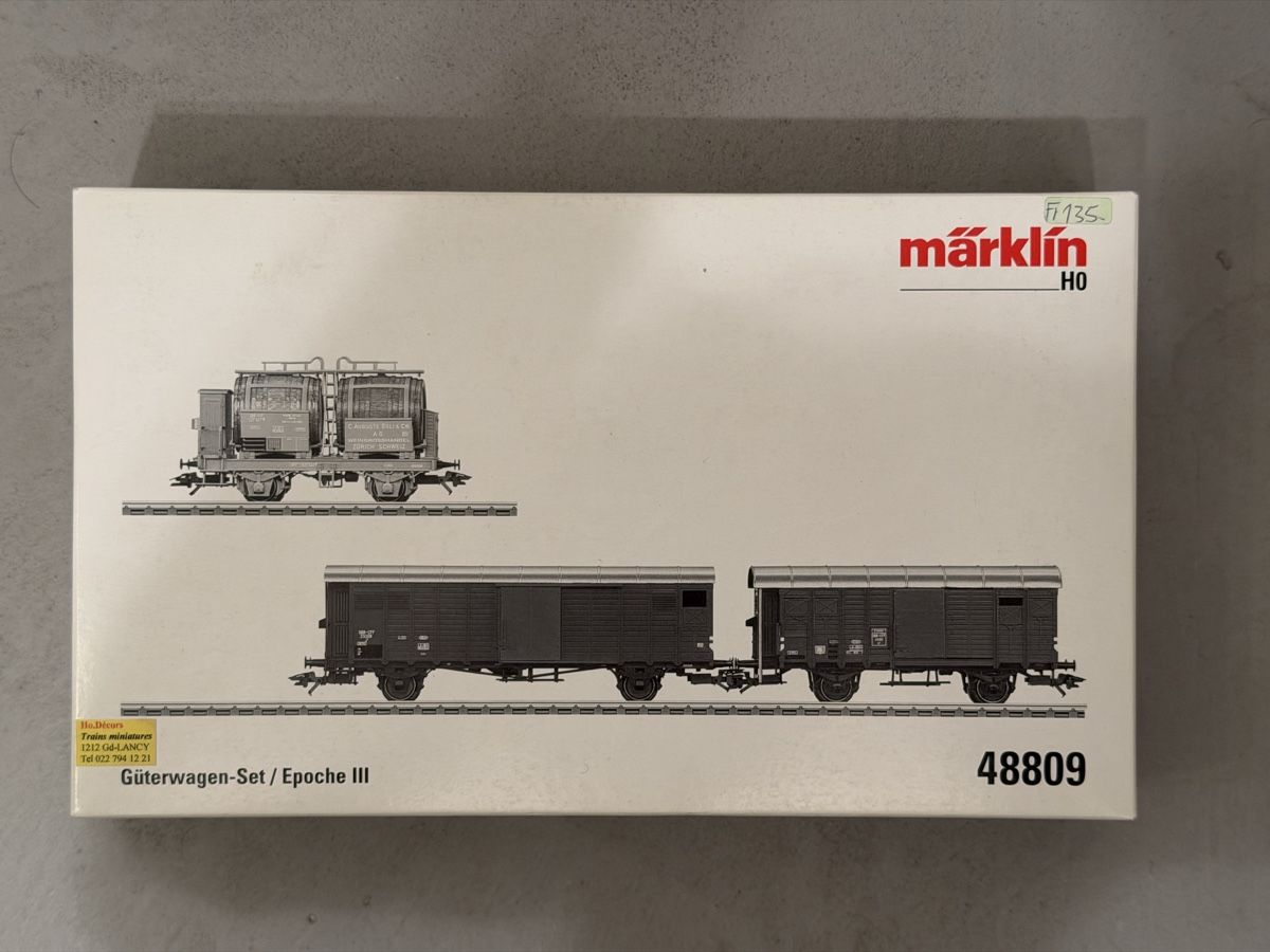 Märklin Modellini di ferrovie: Märklin 48809 - SBB Güterwagen – Nuovo (secondo la descrizione) da Genève venduto da _Xela_