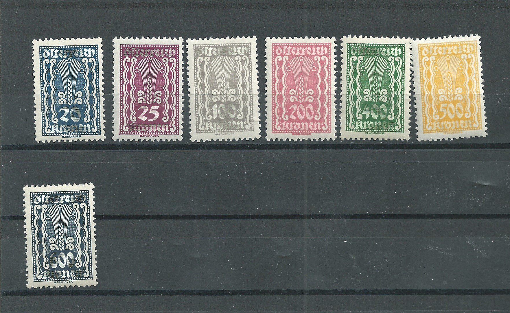 Tutti i francobolli: 1922  Österreich – Nuovo (secondo la descrizione) da Trübbach venduto da Sammer51