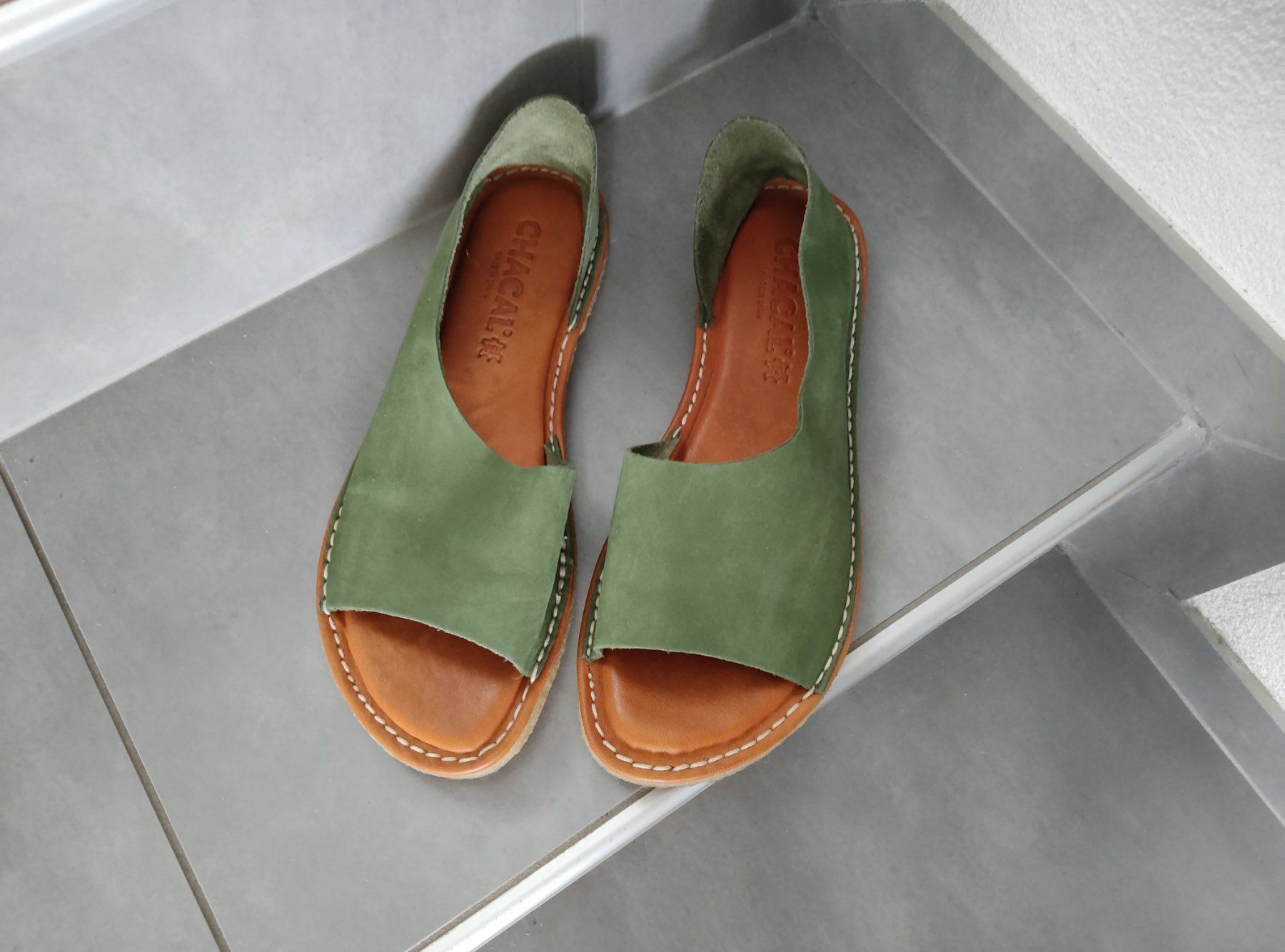 Damenschuhe: Sandales cuir chacal – Neu (gemäss Beschreibung) aus Vicques von prairie0809