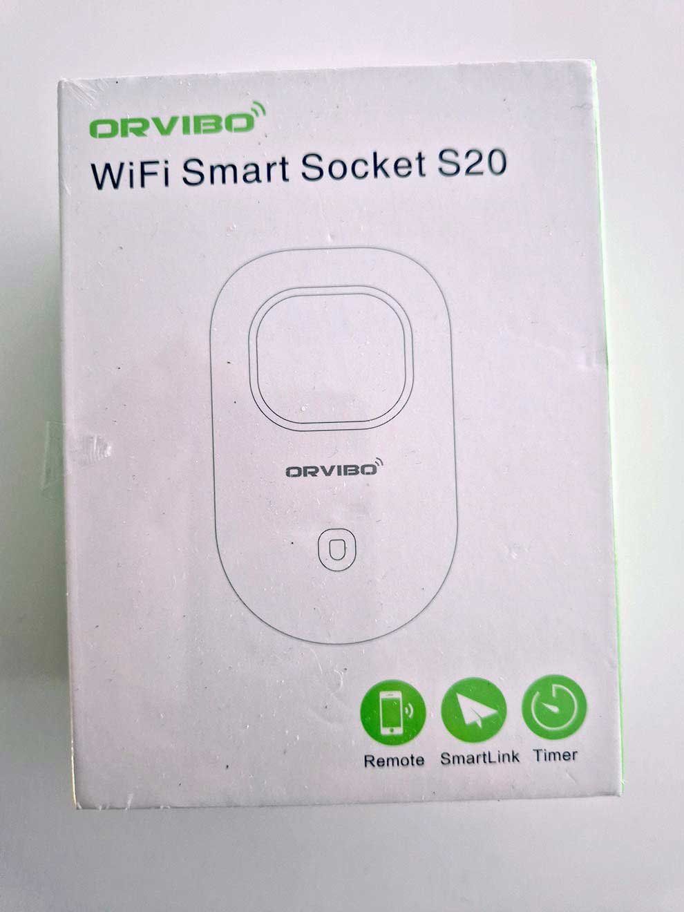 Spine: WiFi Smart Socket S20 ORVIBO NEU Pack noch verschweist – Nuovo e nell'imballaggio originale da Thun venduto da videogeek 1