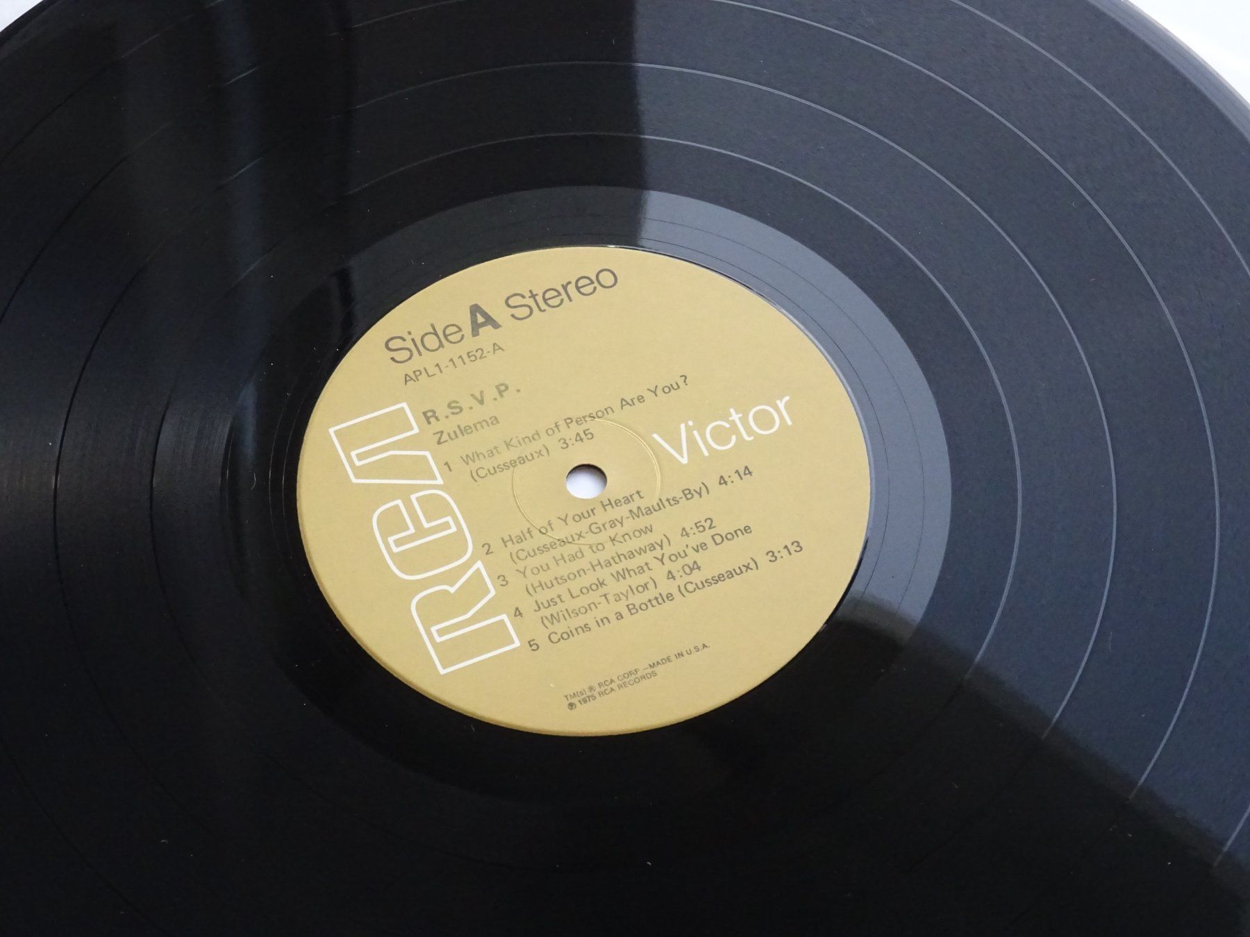 Dischi in vinile: LP Zulema - R.S.V.P. von 1975 – Usato da Birmenstorf venduto da Poweroldies 4