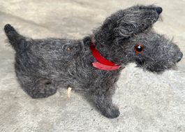 Antiker Stoffhund Rarität, Stofftier Made in England