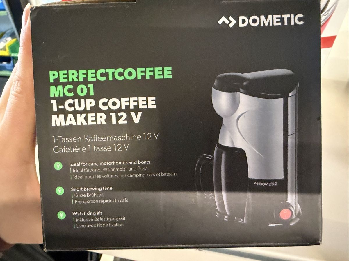 Macchine per caffè & Macchine per espresso: Dometic Kaffeemaschine MC-01, 12V - Camping, Boot, Auto! – Nuovo e nell'imballaggio originale da Baar venduto da BRCamper 2