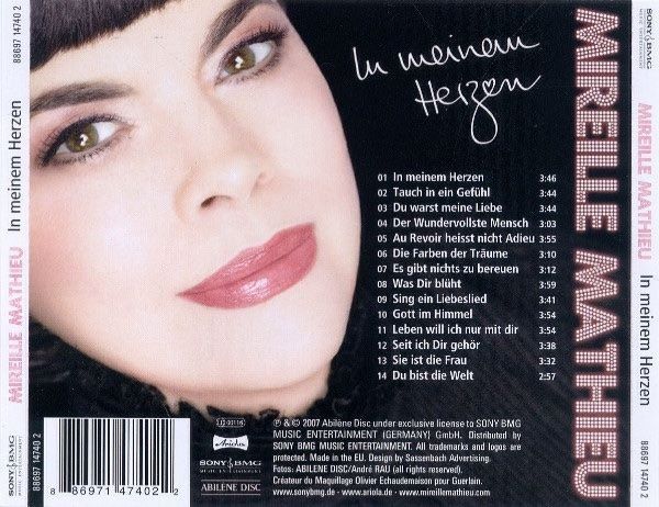 CDs: MIREILLE MATHIEU (CD 2007) In meinem Herzen – Gebraucht aus Zürich von Tarafo5 1
