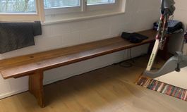Alter antiker? Holzbank ohne Schrauben 2.80x39cm h: 47cm