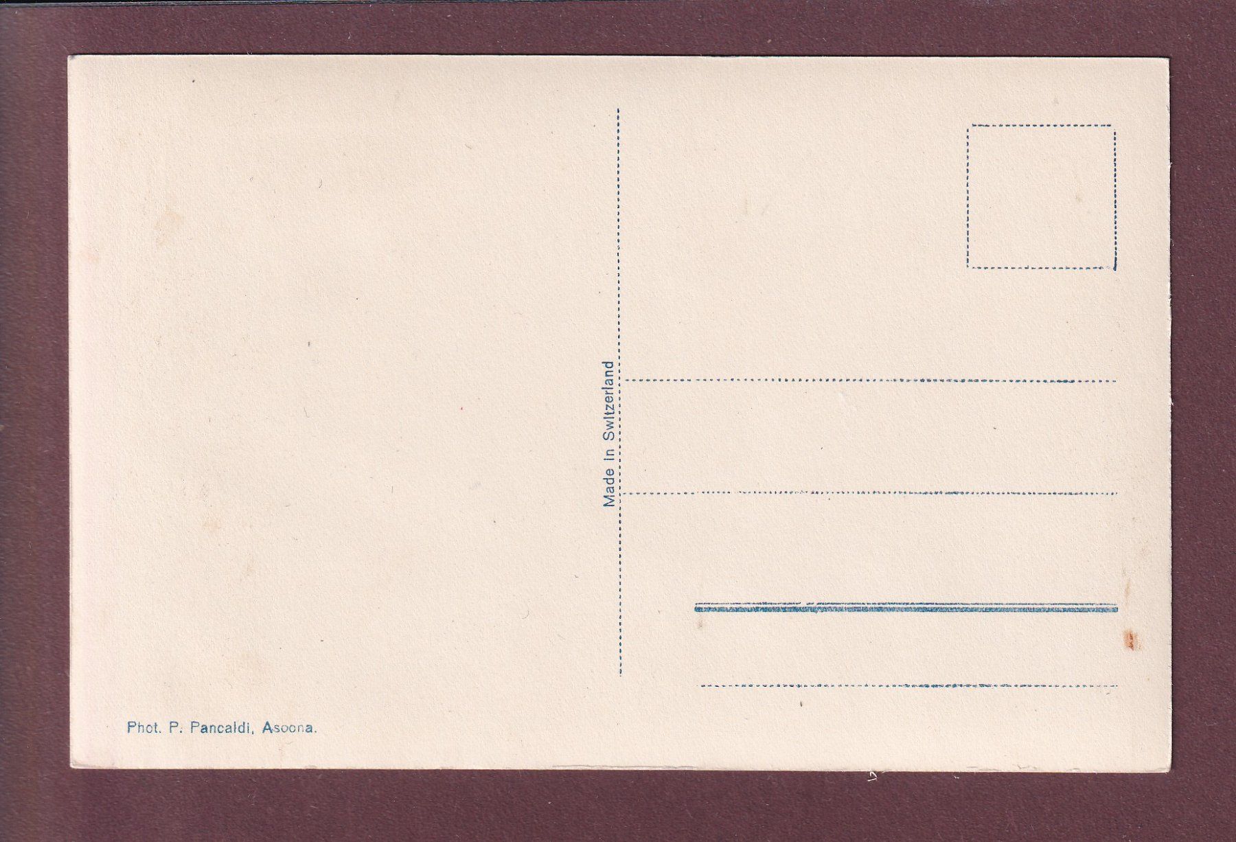 Cartes postales: ASCONA – D'occasion à Pully par nicecards 1
