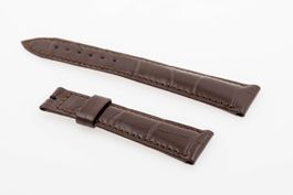 Breguet brown leather strap 20mm with single strap holder