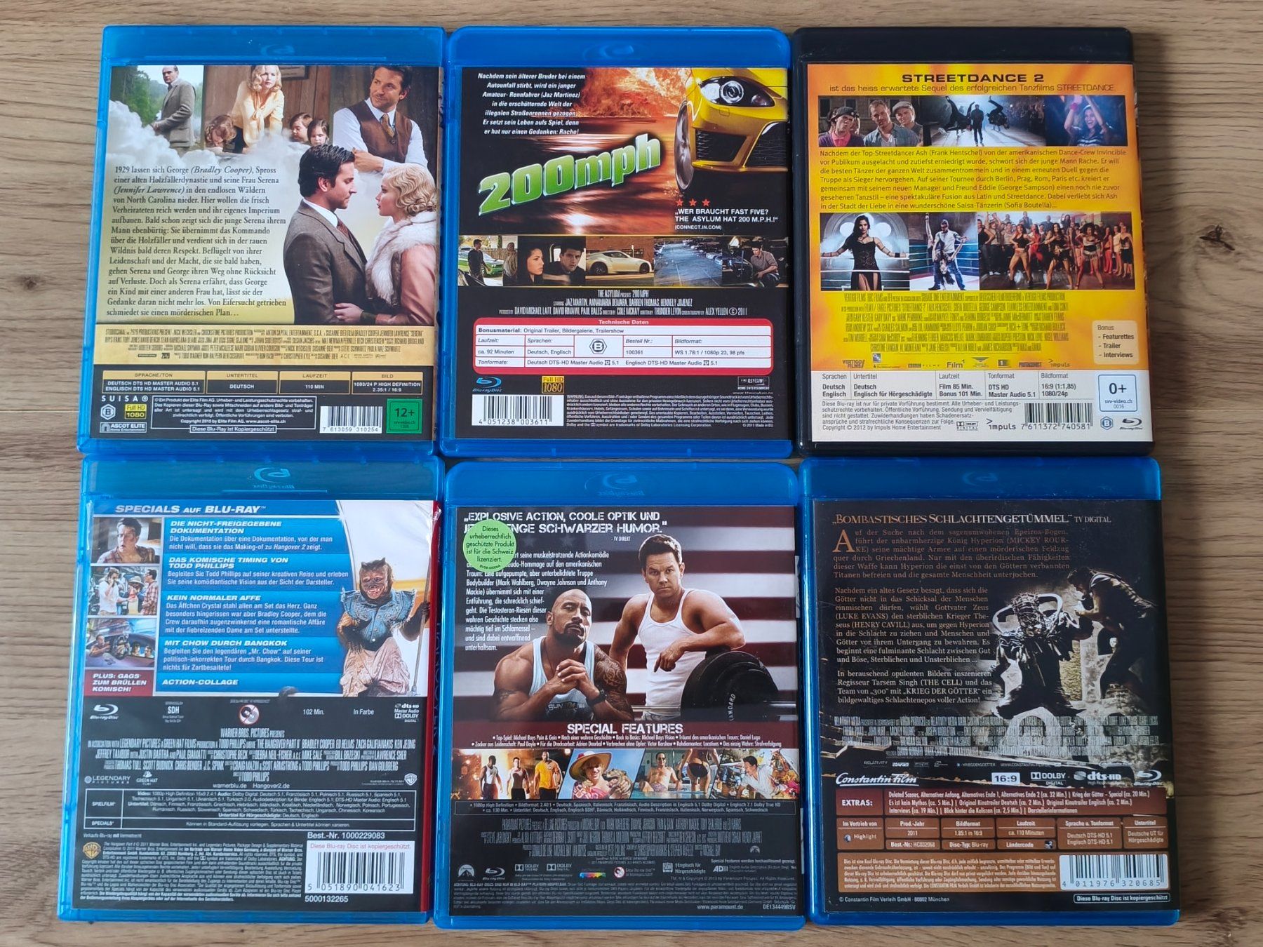Tutti i DVDs: 7 verschiedene Blu-ray Discs – Usato da Schaffhausen venduto da philscardstore 1