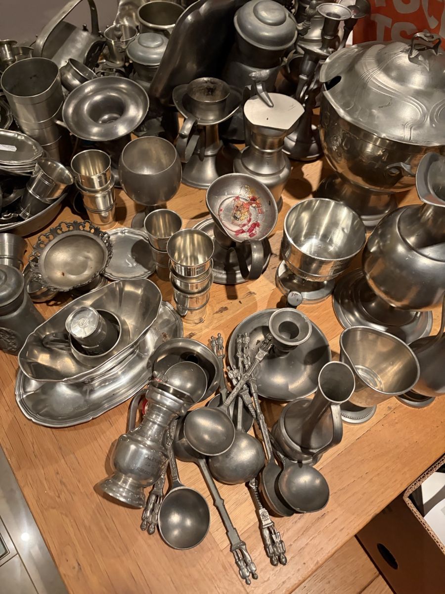 Caraffe: Lot divers Etain 26.5 kg  – Usato da Echallens venduto da JAR69 4