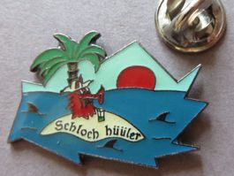 PIN FASNACHT GUGGE SCHLOCH HÜÜLER, INSEL PALME HAI