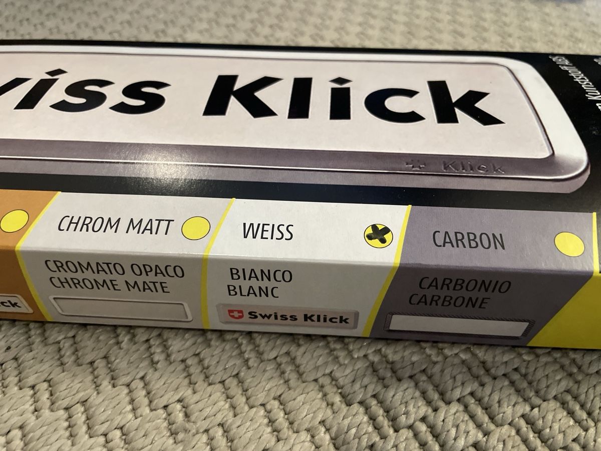 Swiss Klick Supporti a parete: Swiss Klick Kennzeichenhalterung Weiss – Nuovo (secondo la descrizione) da Zürich venduto da ricflix 1