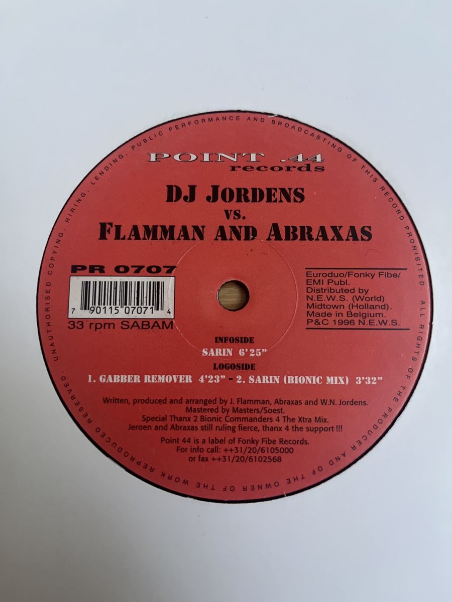 Schallplatten: DJ Jordens Hardcore / Gabber Vinyl – Gebraucht aus Wangen b. Olten von break72 1