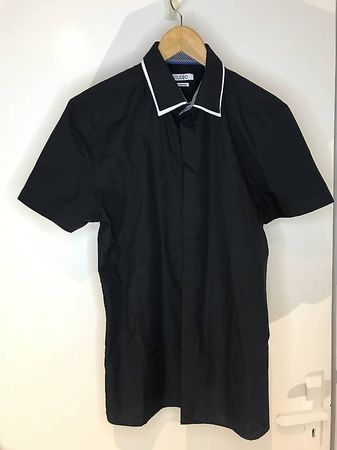Chemisette Fashion Studio noire manche courte. 39/40
