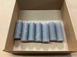 868 Posten Raureifkerzen Ø=5cm H=14cm aus Liquidation