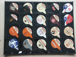 40 Ausländische Kaffeerahmdeckeli