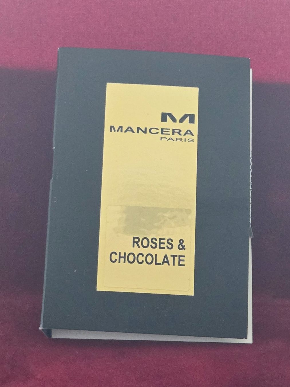 Mancera Profumi & Eau de Toilette: Mancera Roses & Chocolate Probepackung neu 2ml – Nuovo e nell'imballaggio originale da Zürich venduto da fairplayer_zurich