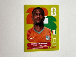 Fussball Sticker Ousmane Diomande CIV 9 Panini
