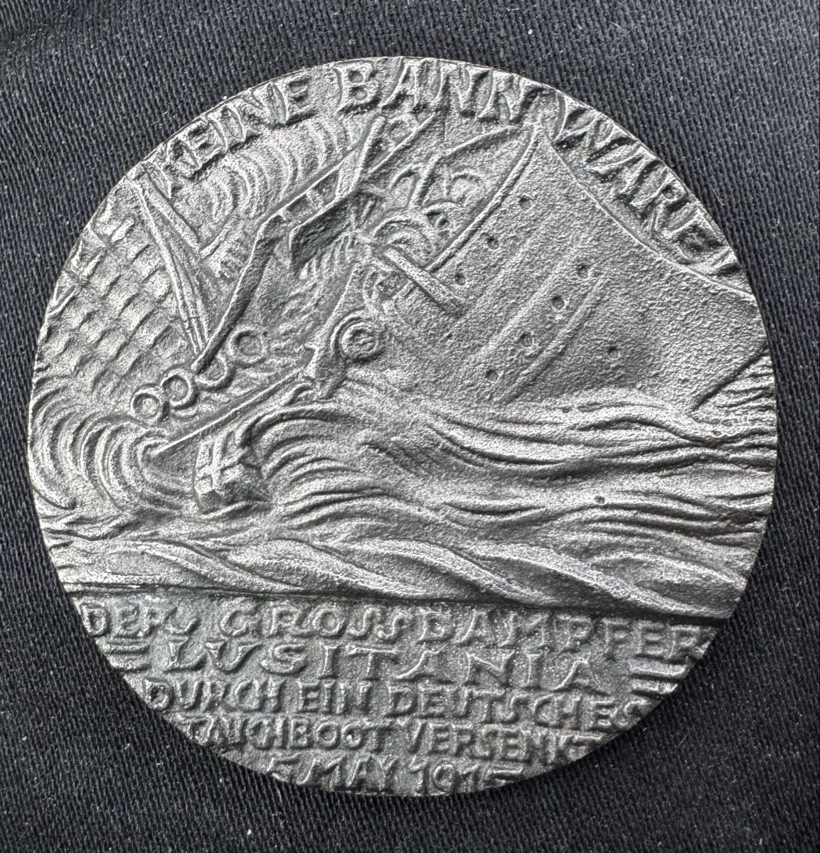 Medaillen: Karl Goetz - Lusitania Medaille – Gebraucht aus Meilen von coins4sale