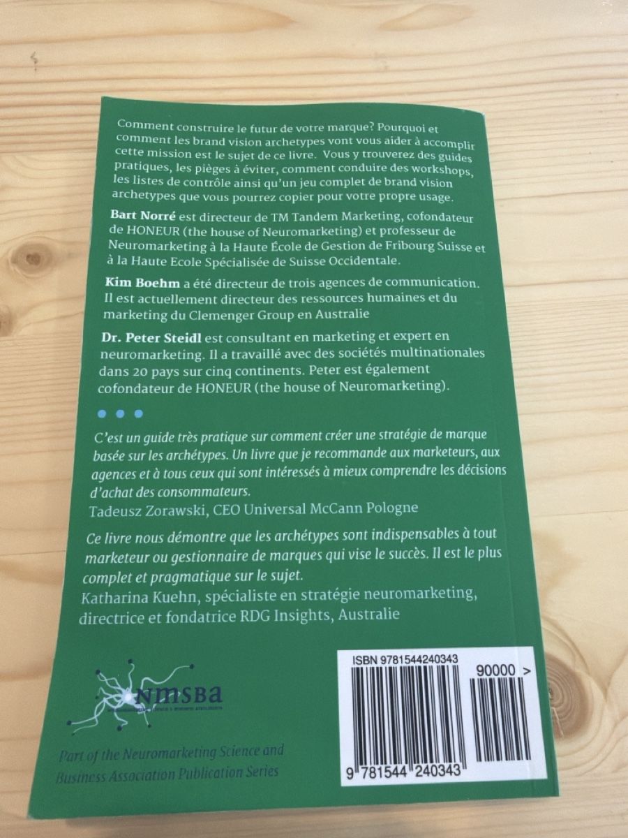 Libri: Brand Vision Archetypes Buch guter Zustand – Usato da Tafers venduto da Tschanz-Solutions 1