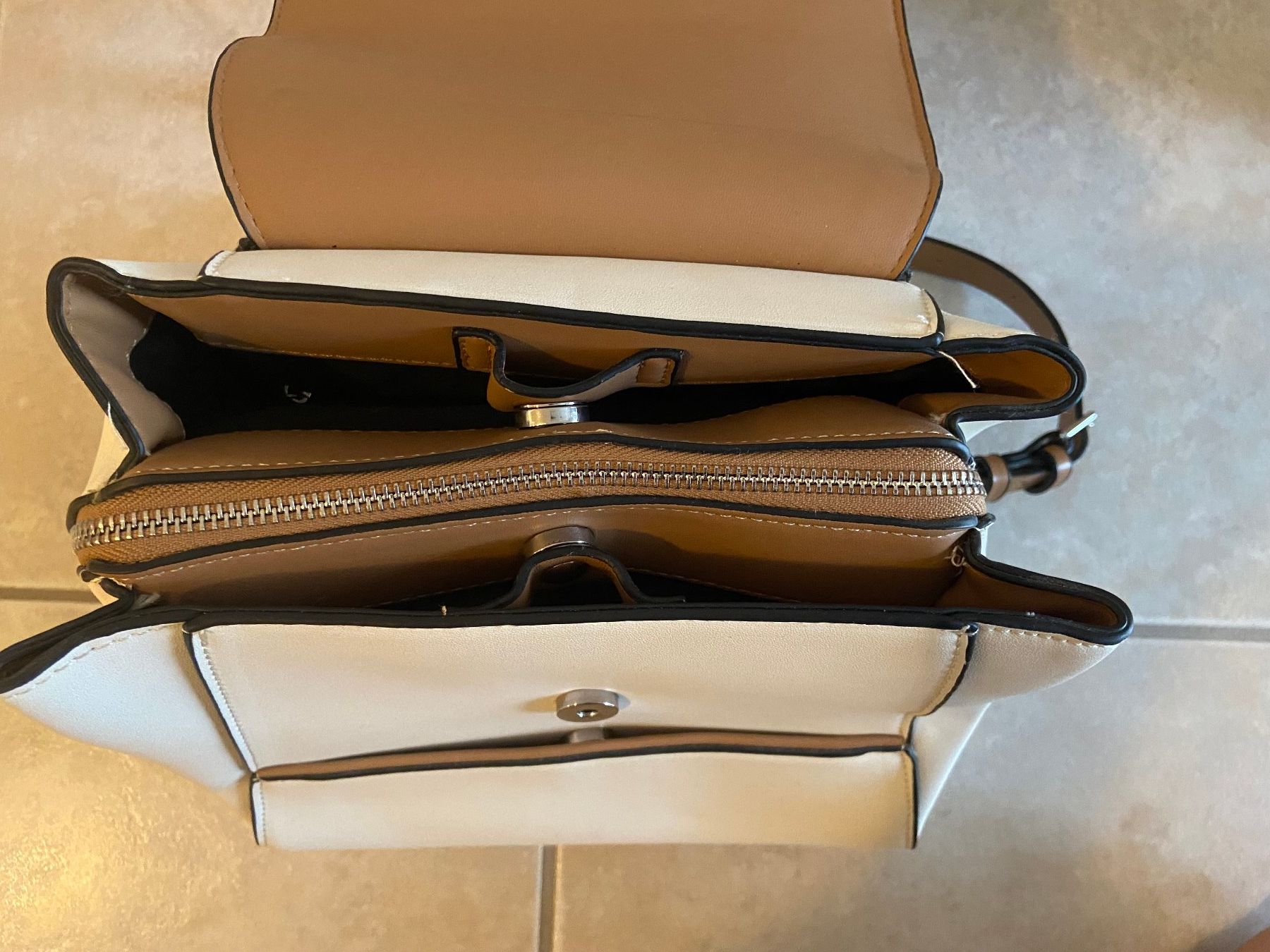 Rucksäcke: Rucksack (Parfois, beige-weiss) – Neu (gemäss Beschreibung) aus Dussnang von heuly 3