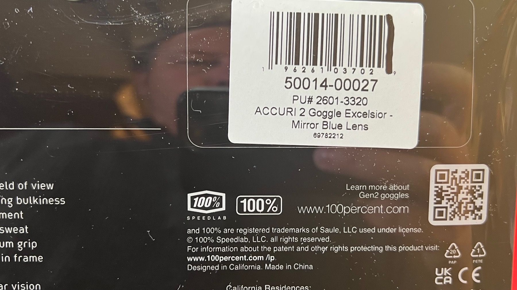 Occhiali & Lenti: 100% Skibrille, Goggle Accuri 2 Excelsior Mirror Blue Linse – Nuovo e nell'imballaggio originale da Tafers venduto da JP911 5
