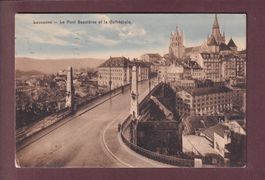 LAUSANNE - Pont Bessières - 1914