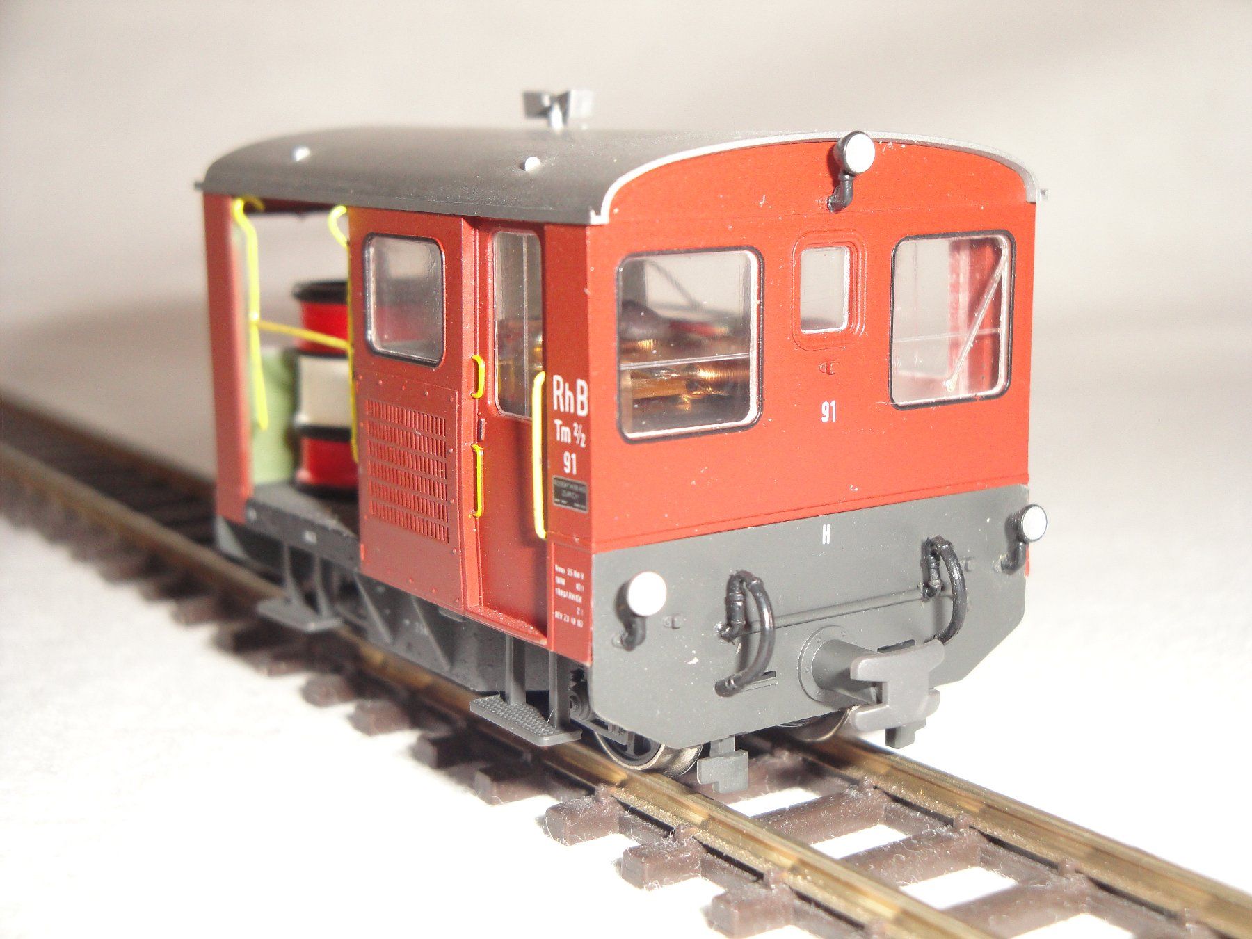 Bemo Modellini di ferrovie: Bemo RhB-Bahndiensttraktor Tm 2/2 91 – Nuovo e nell'imballaggio originale da Wolfwil venduto da heinzs3575 4
