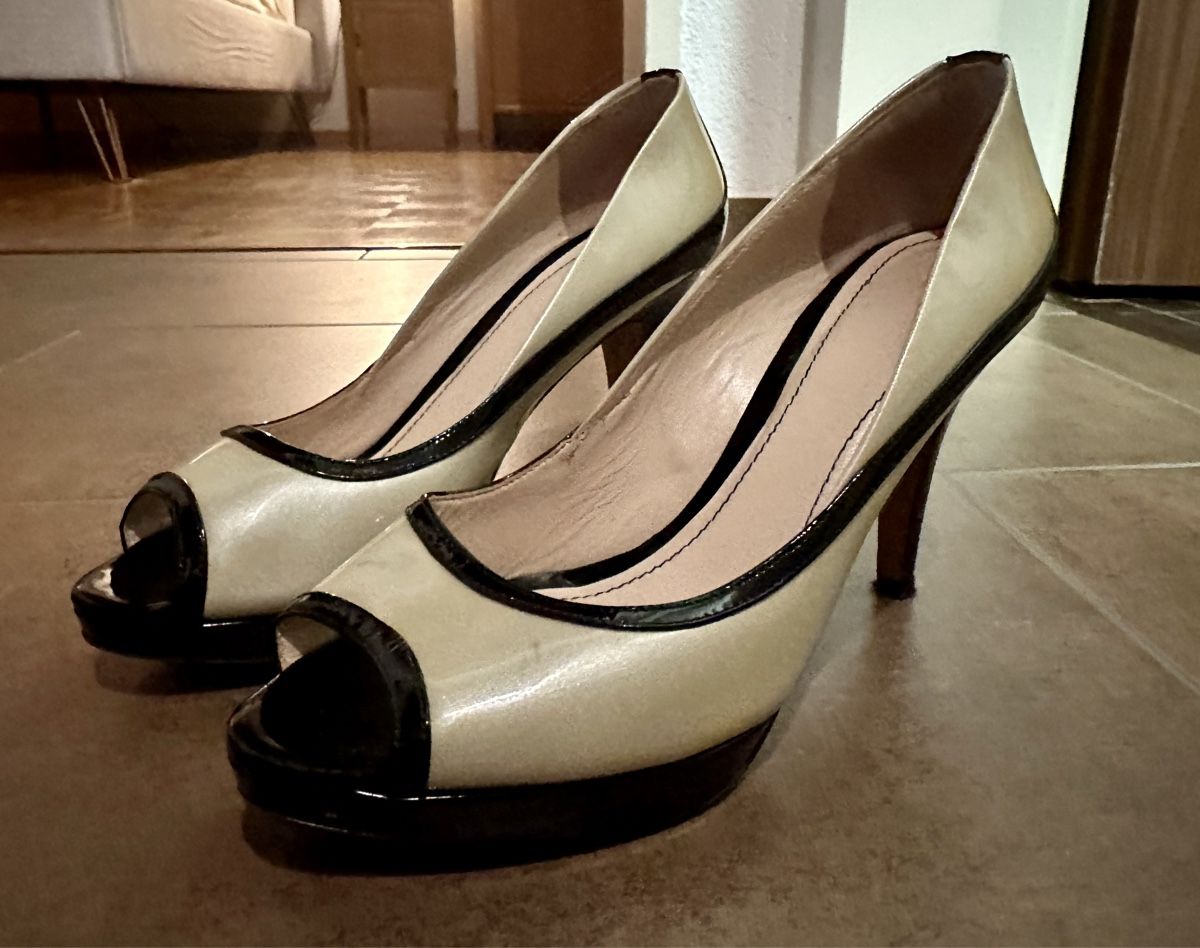 Navyboot Damenschuhe: Peeptoes Highheels im Rockabilly Style – Gebraucht aus Otelfingen von esmeralda1978 3