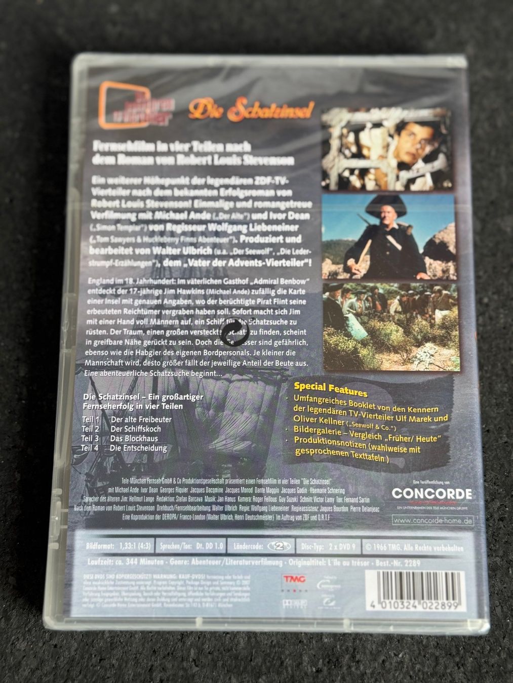 Tutti i DVDs: Die Schatzinsel DVD 4 Teile DE (H) – Nuovo (secondo la descrizione) da Fribourg venduto da tschjoly 1