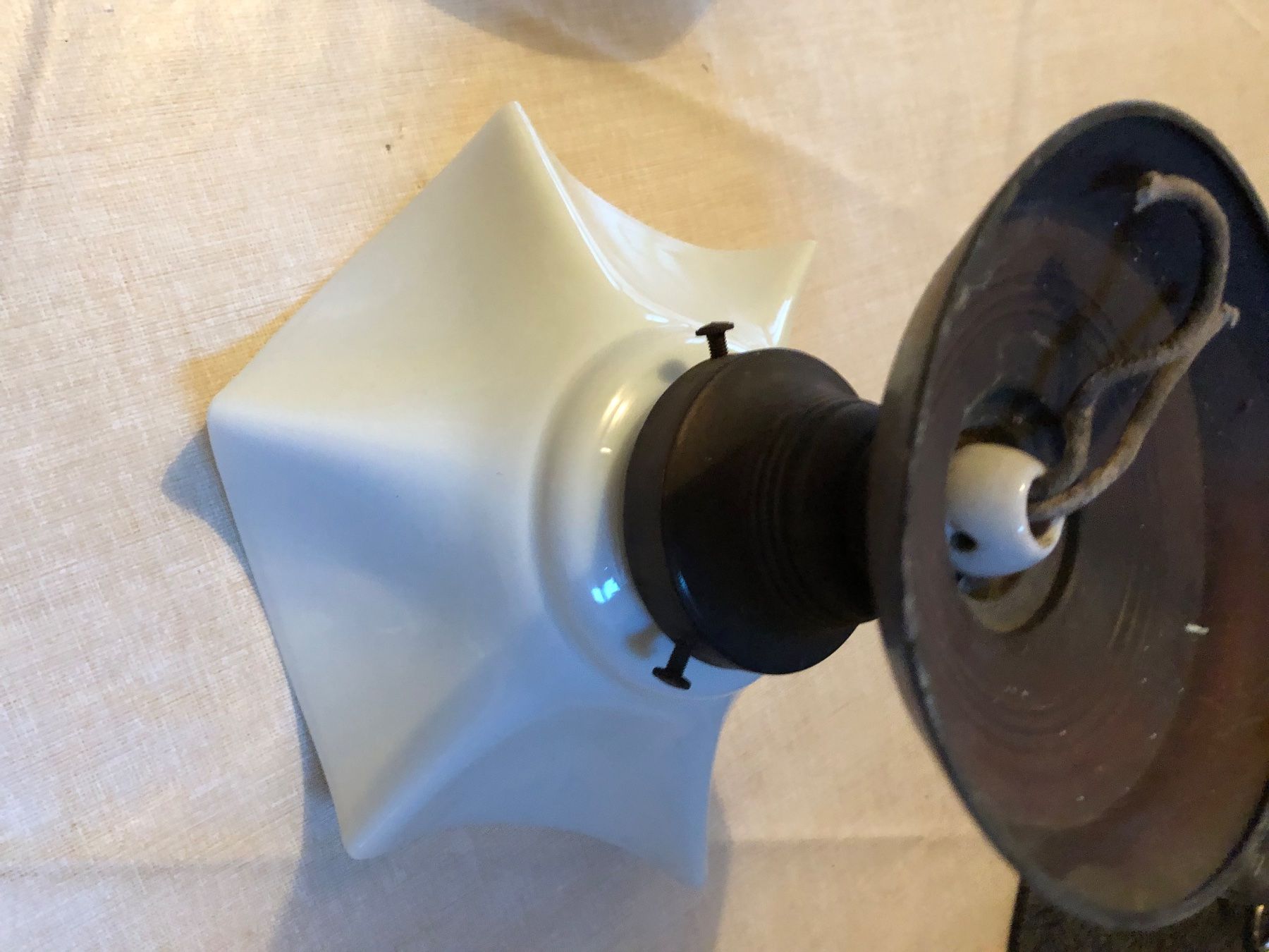 Lampadari & plafoniere: Lampe mit Sockel, 2 gleiche, antik – Usato da Niederurnen venduto da Guste 4