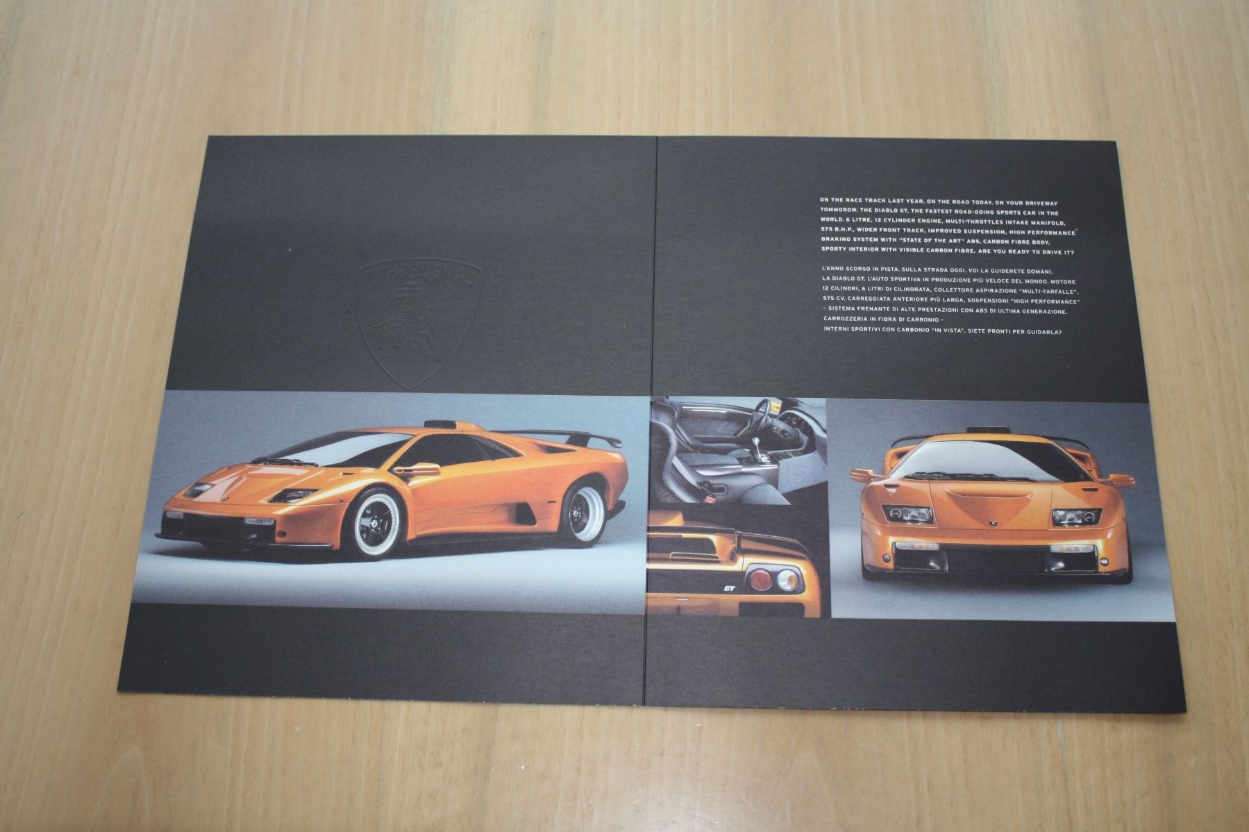 Lamborghini Documents: Lamborghini Diablo GT Prospekt – D'occasion à Wikon par erwin400 1