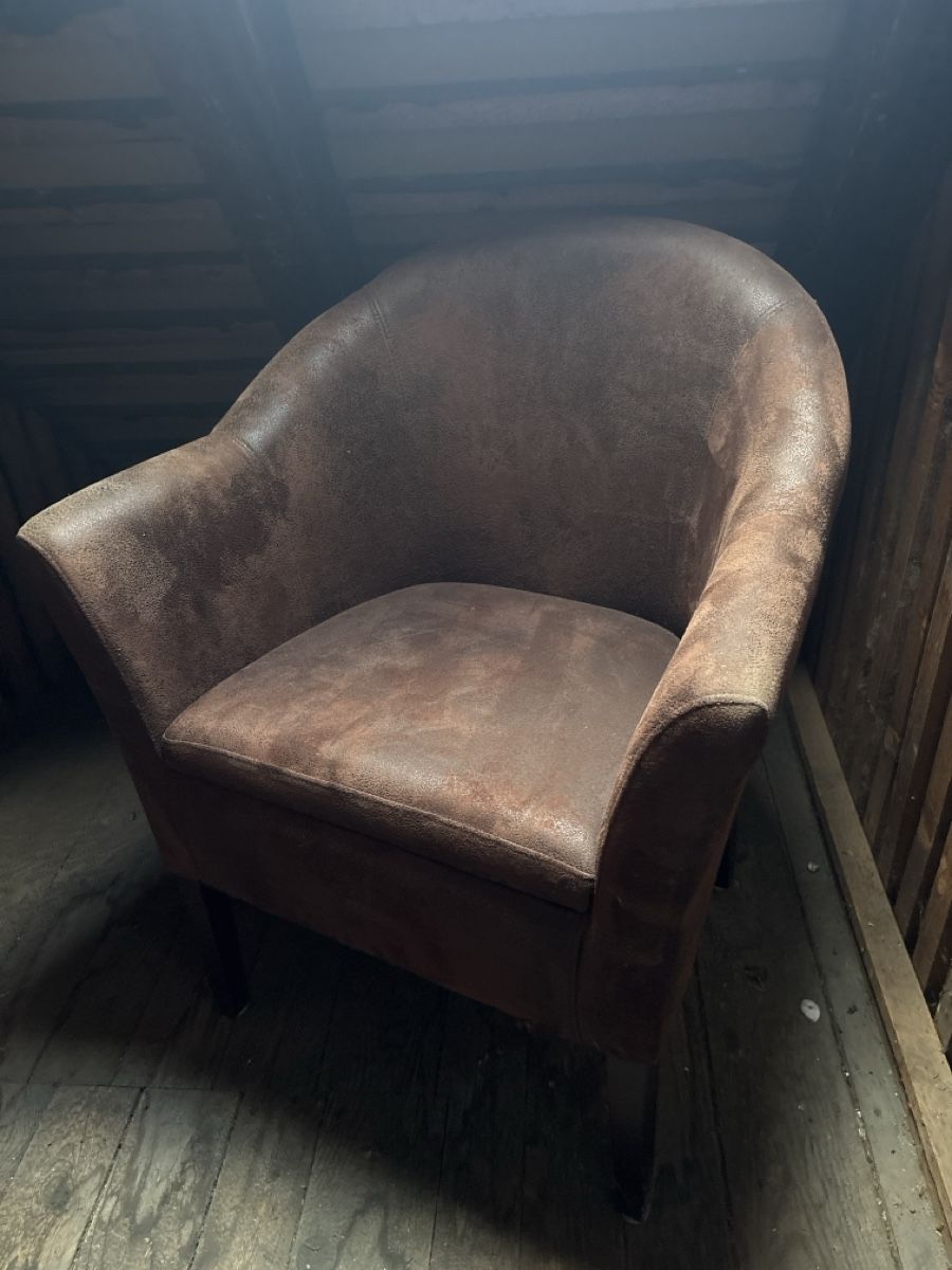 Poltrone: Cocktailsessel Lederoptik braun – Usato da Zürich venduto da car_9sdb