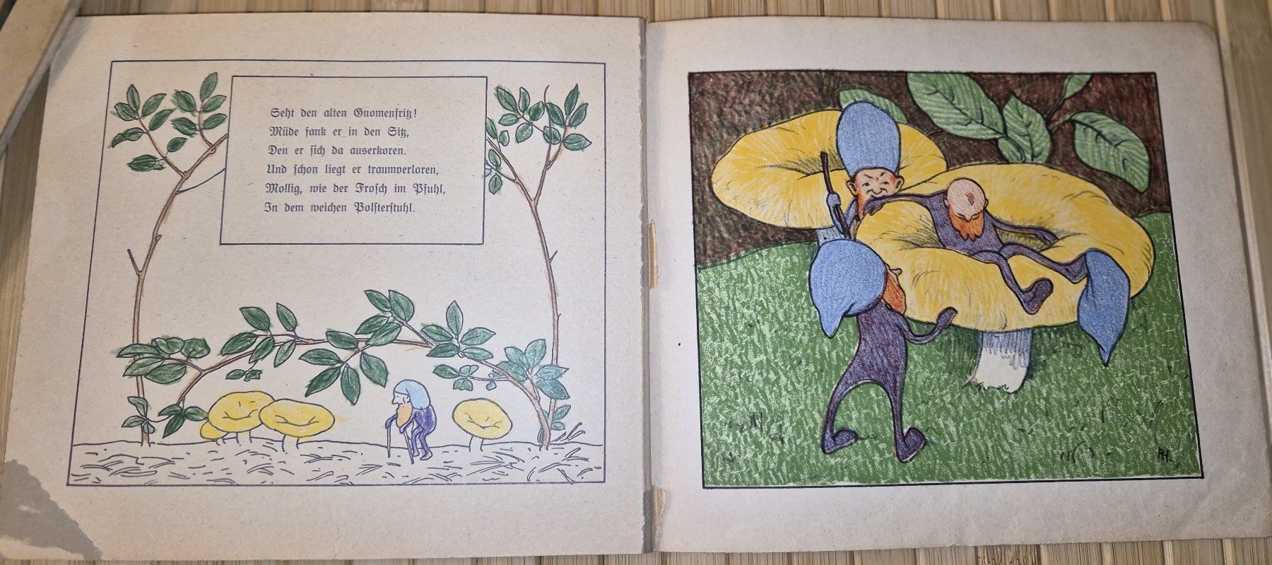 Libri: 2 seltene, antike Kinderbücher v. Robert Hardmeyer – Usato da Basel venduto da Kurioses 2