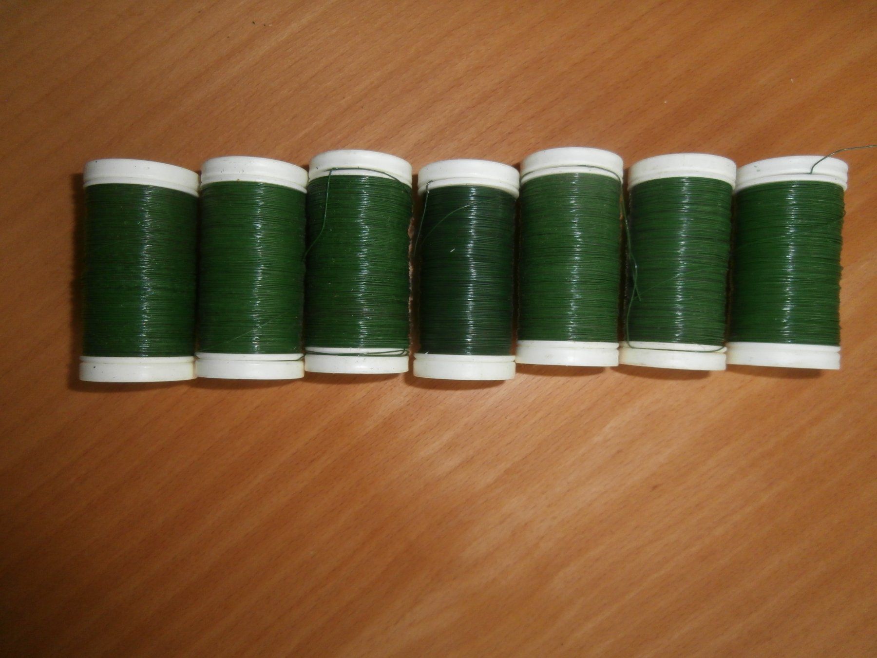 Kit bricolage: Bindedraht grün - 7 Rollen - 0,35 mm – Nuovo (secondo la descrizione) da Pfäffikon ZH venduto da variohappy