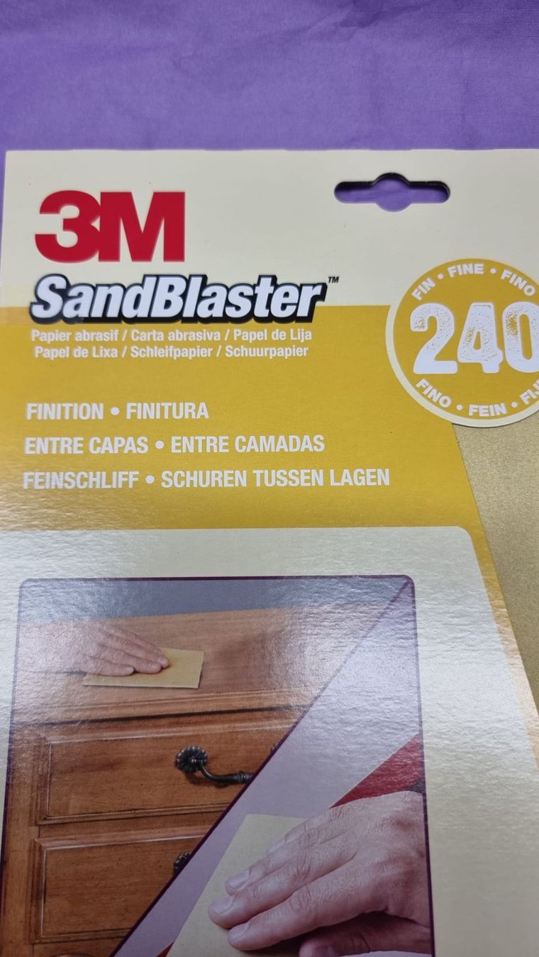 3M Alle Werkzeuge: 3M Sandblaster Feinschliff Schleifpapier 240 Körnung – Neu und originalverpackt aus Rebstein von James-Dean 1