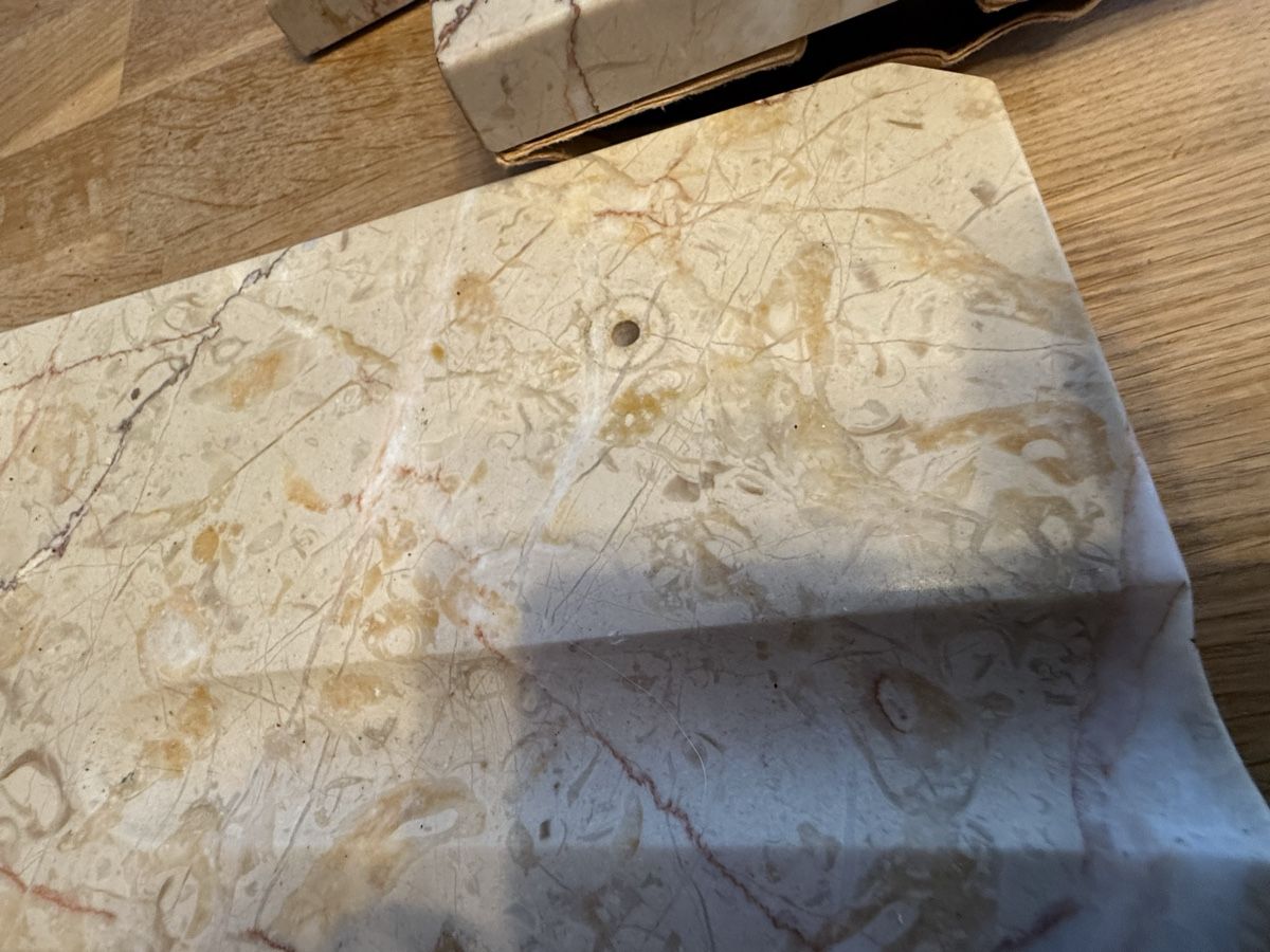 Altro in Antiquarato & Arte: Schreibtischset Marmor, mit Tintenfass & Briefhalter – Usato da Goldach venduto da Messerguru 7