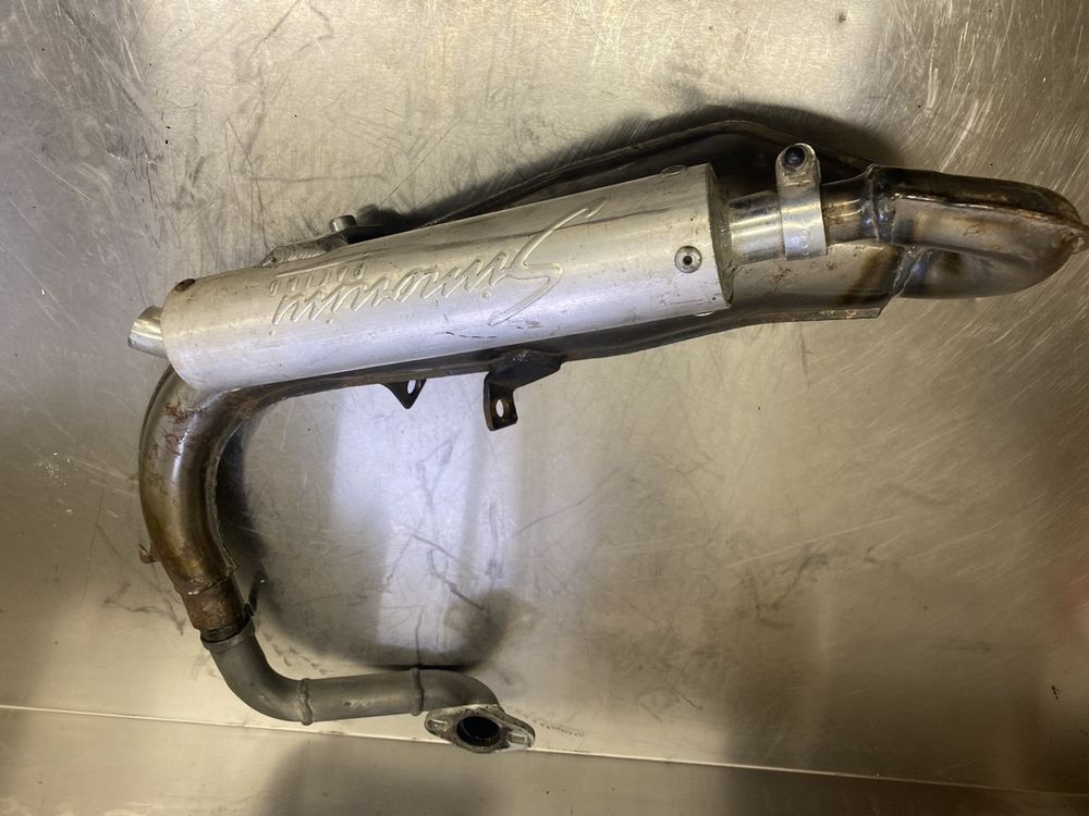 Simonini Lefthand Evo Auspuff Für Vespa Smallframe - Leistungsstarker Racing-Sound Für PK 50 S, PK 50 XL, PK125