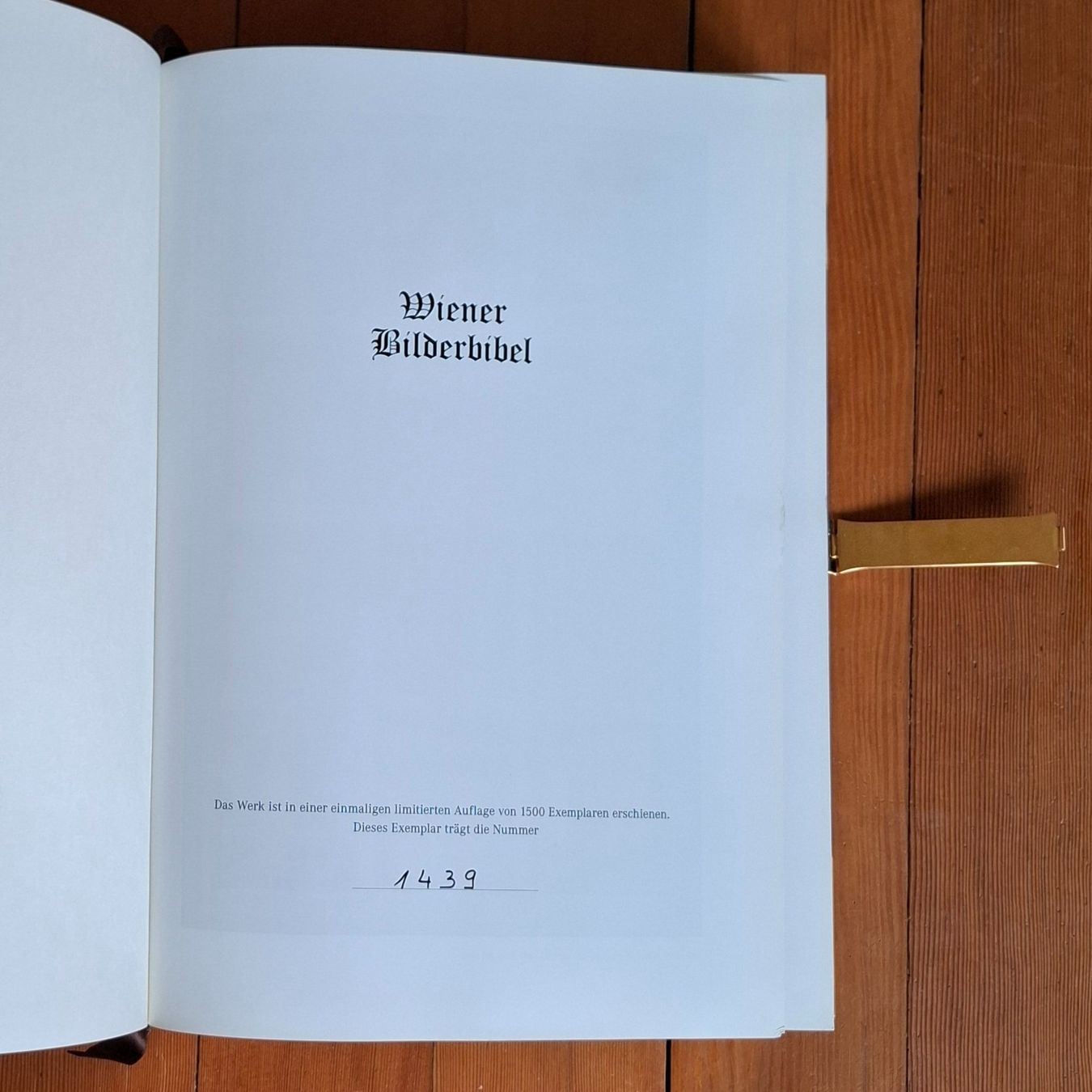 Bücher: Wiener Bilderbibel limitierte Auflage – Neu (gemäss Beschreibung) aus Reinach BL von HeTra20 5