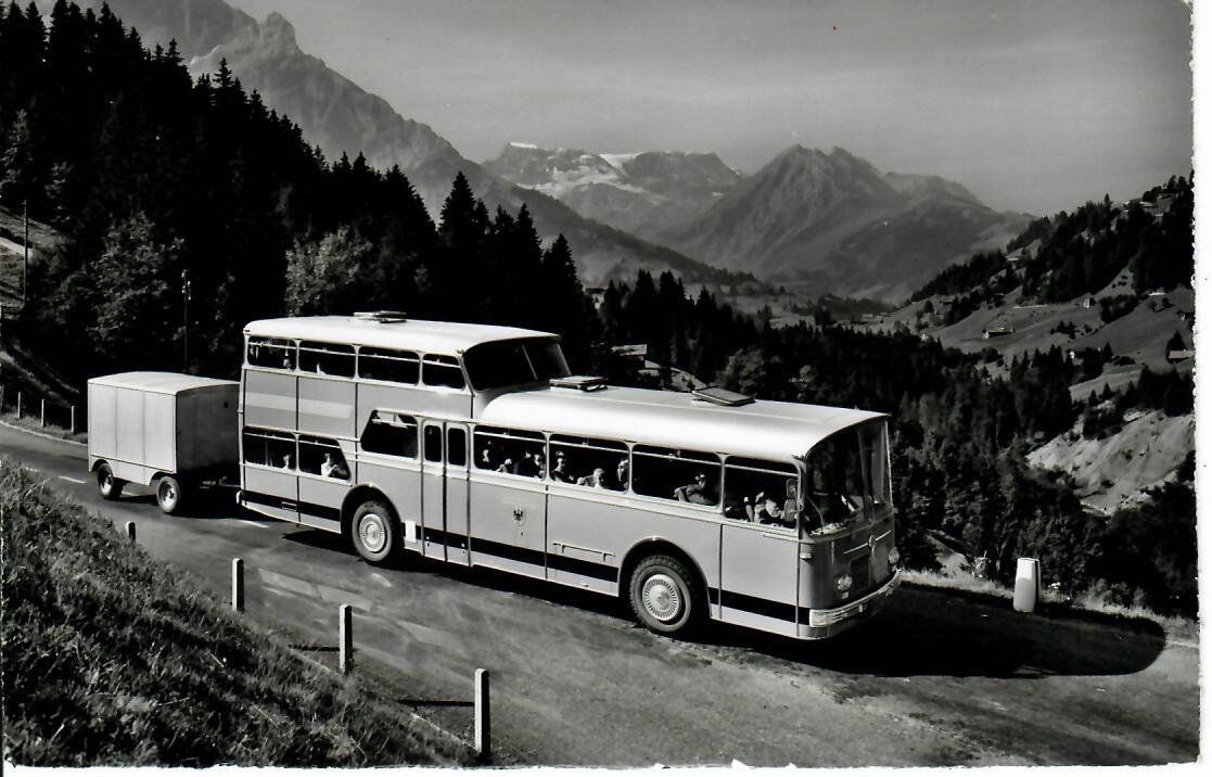 Cartoline postali: Frutigen - Adelboden, Car Auto AG – Usato da Hochdorf venduto da Ziegel-16