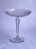 Schöne Vintage handgeschliffene Kristallschale*****