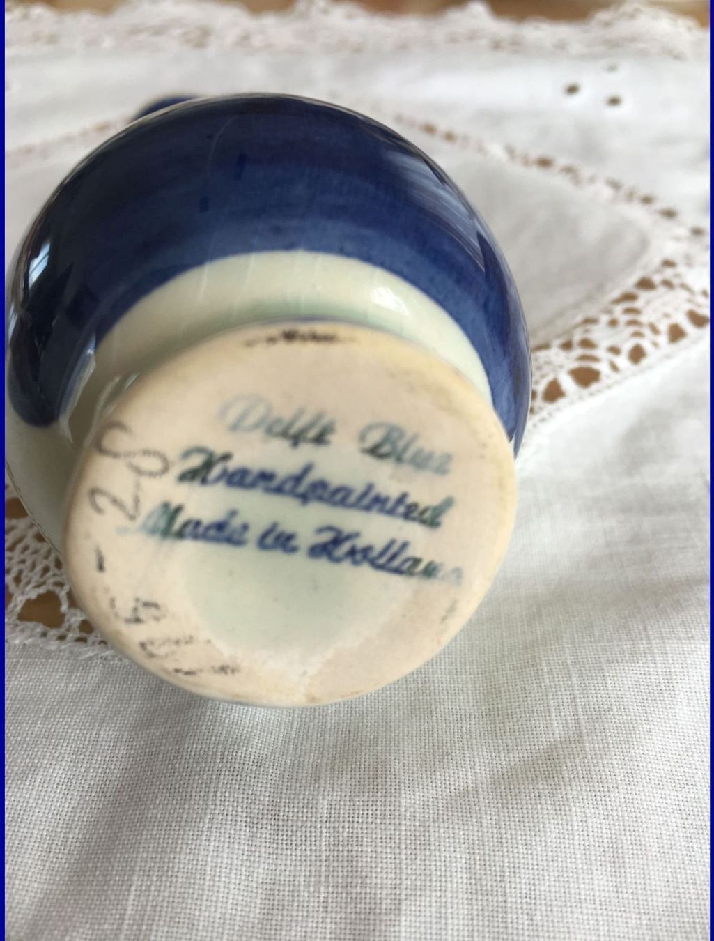 Vasi & Recipienti: DELFT  HOLLAND  BLUMENVASE  KERAMIK – Usato da Subingen venduto da ArtBead 7